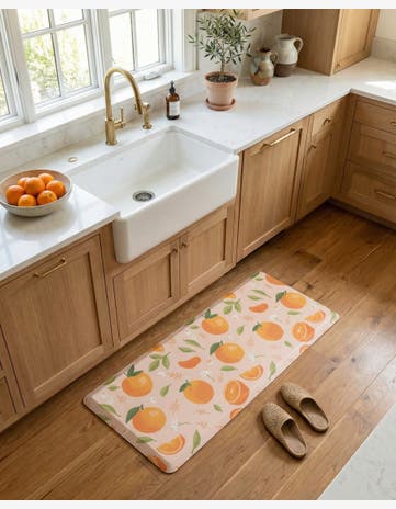 Light Pink Oranges Comfort Mat