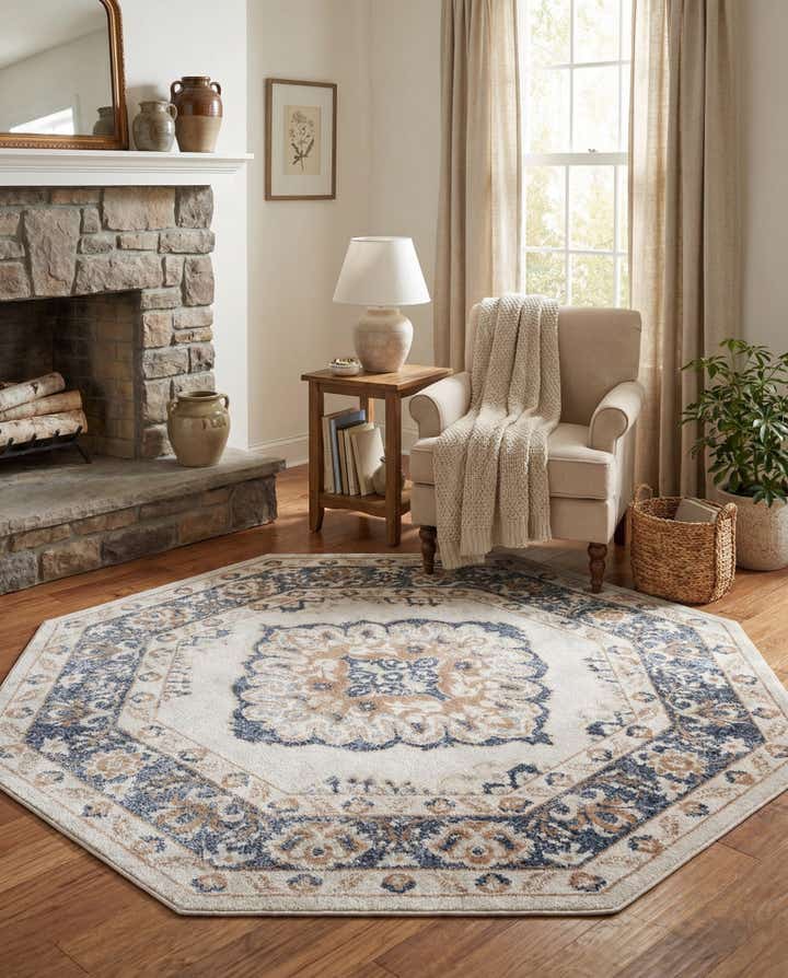 7' x 7' Oxford Octagon Rug