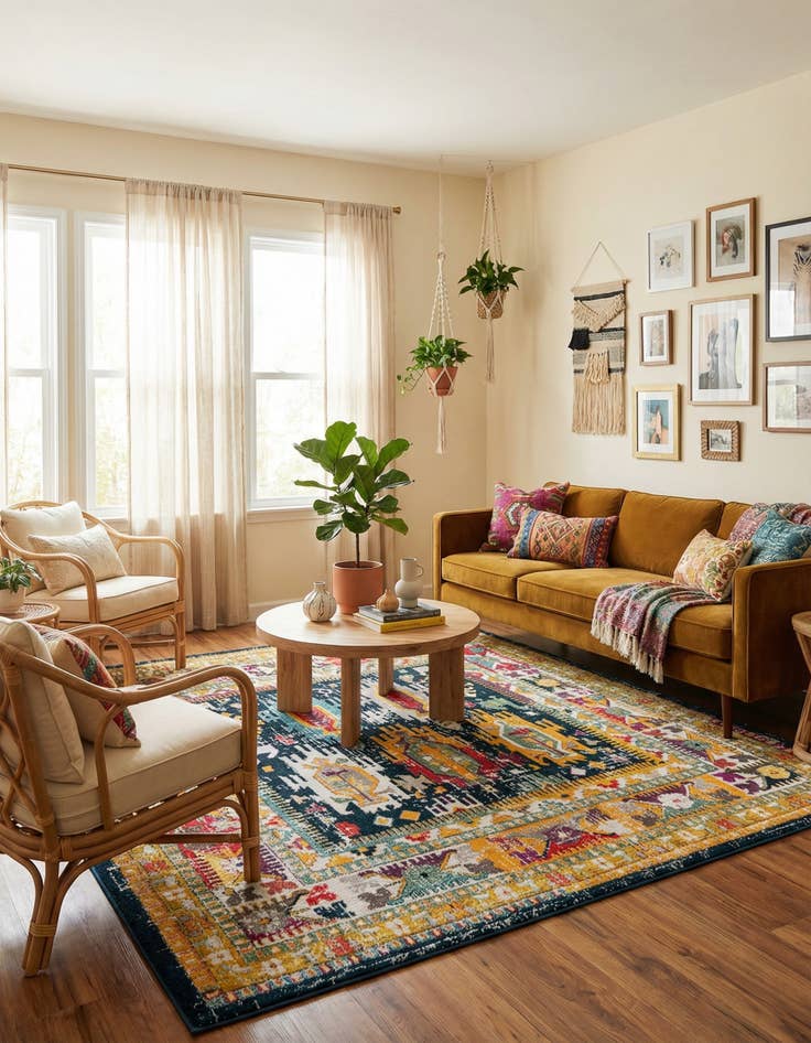 Detail image of 10' x 10' Carrington Square Rug