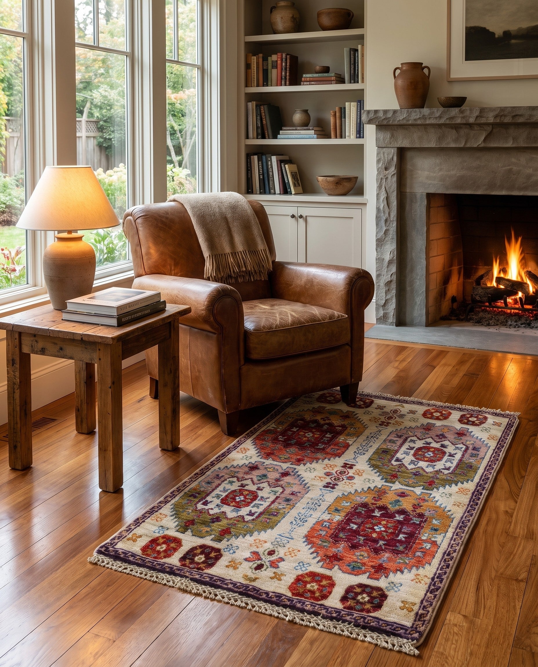 2' x 3' 1 Hand Knotted Ariana Ziegler Rug