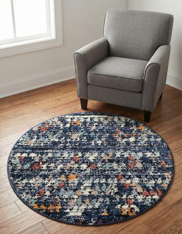 3' 3 x 3' 3 Morocco Round Rug