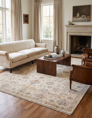 5' 9 x 8' 1 Hand Knotted Ziegler Rug