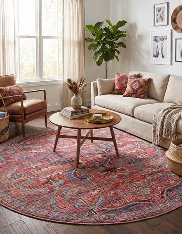 7' 10 x 7' 10 Maahru Round Rug