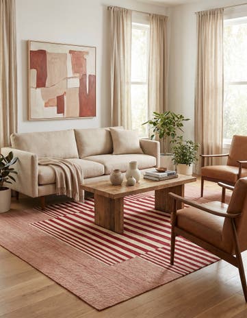 6' x 7' 5 Hand Woven Kilim Modern Wool Square Rug