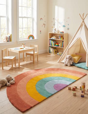 Playtime Kids Wool Freeform Rug
