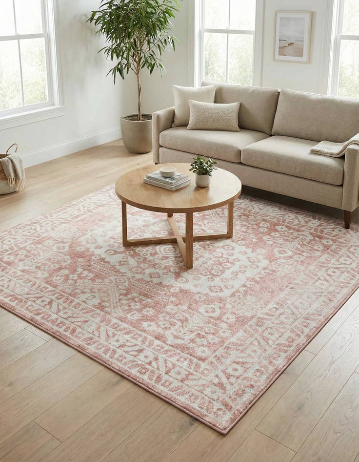 Detail image of 7' 10 x 7' 10 Oxford Square Rug