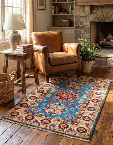 2' x 3' Hand Knotted Kazak Rug