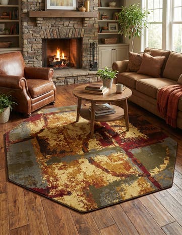 Cafe Octagon Rug