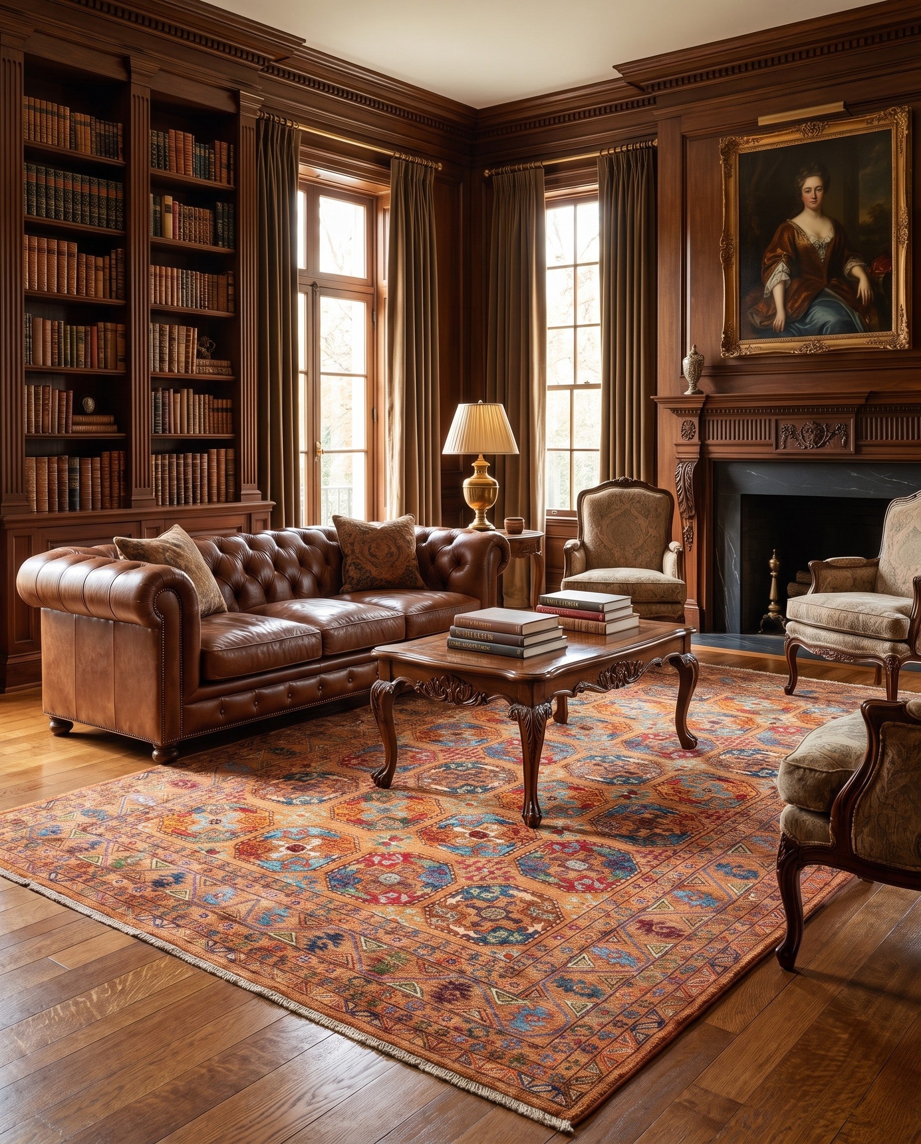 6' 7 x 10' 2 Hand Knotted Ariana Ziegler Rug