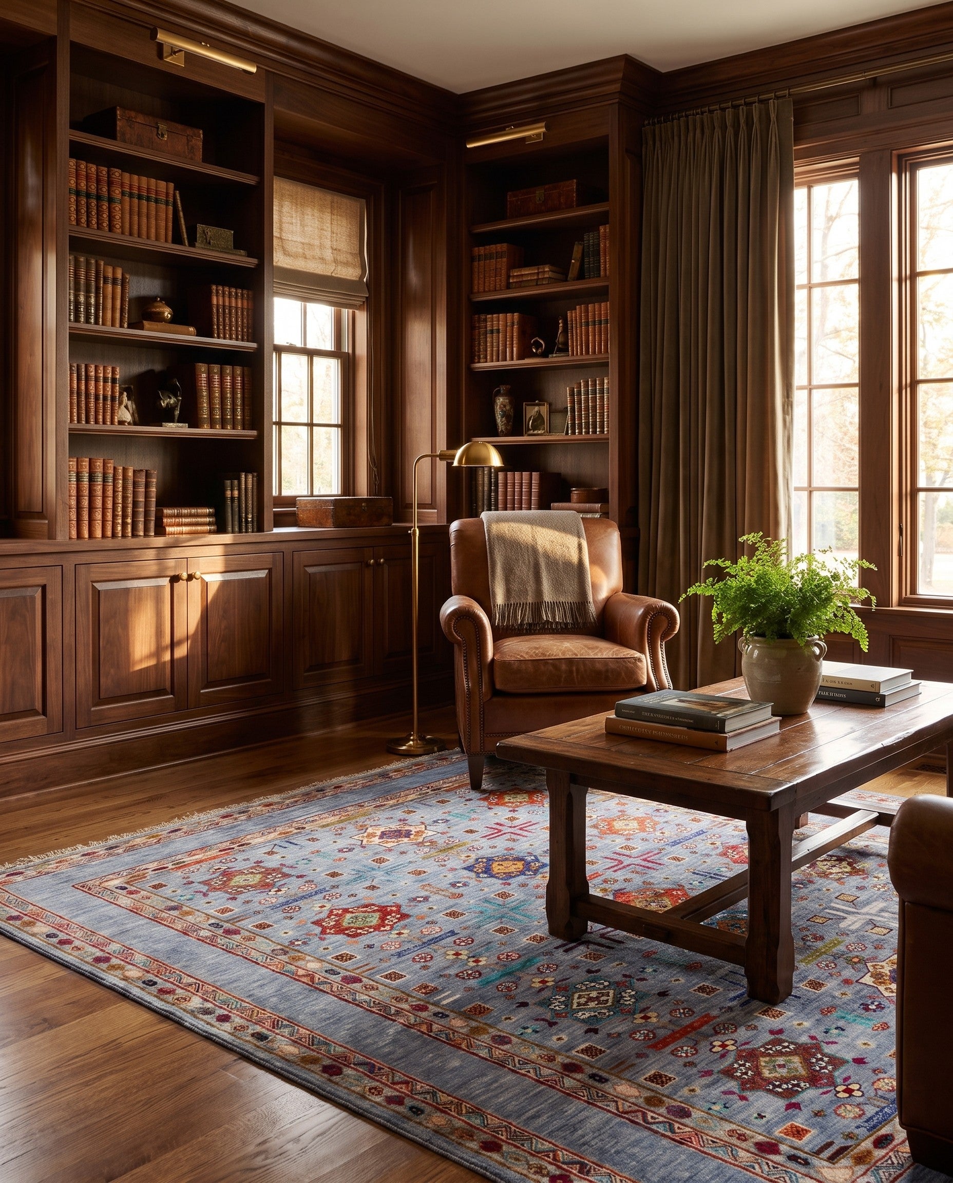 5' 2 x 6' 10 Hand Knotted Ariana Ziegler Rug