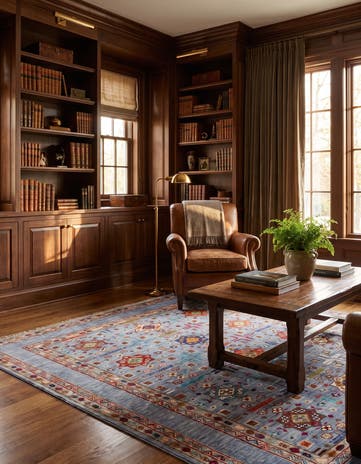 5' 2 x 6' 10 Hand Knotted Ariana Ziegler Rug