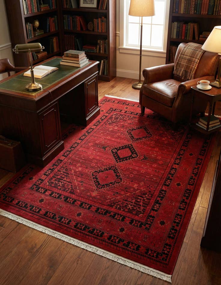 Detail image of  7' 10 x 10' Bokhara Rug