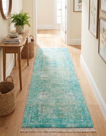 Turquoise Boutique Runner Rug