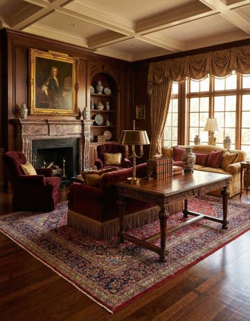 9' 8 x 12' 9 Hand Knotted Mashad Persian Wool Rug
