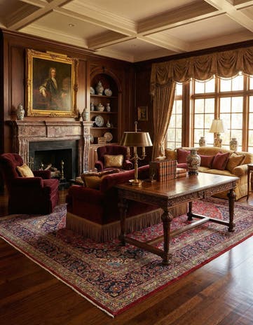9' 8 x 12' 9 Hand Knotted Mashad Persian Wool Rug