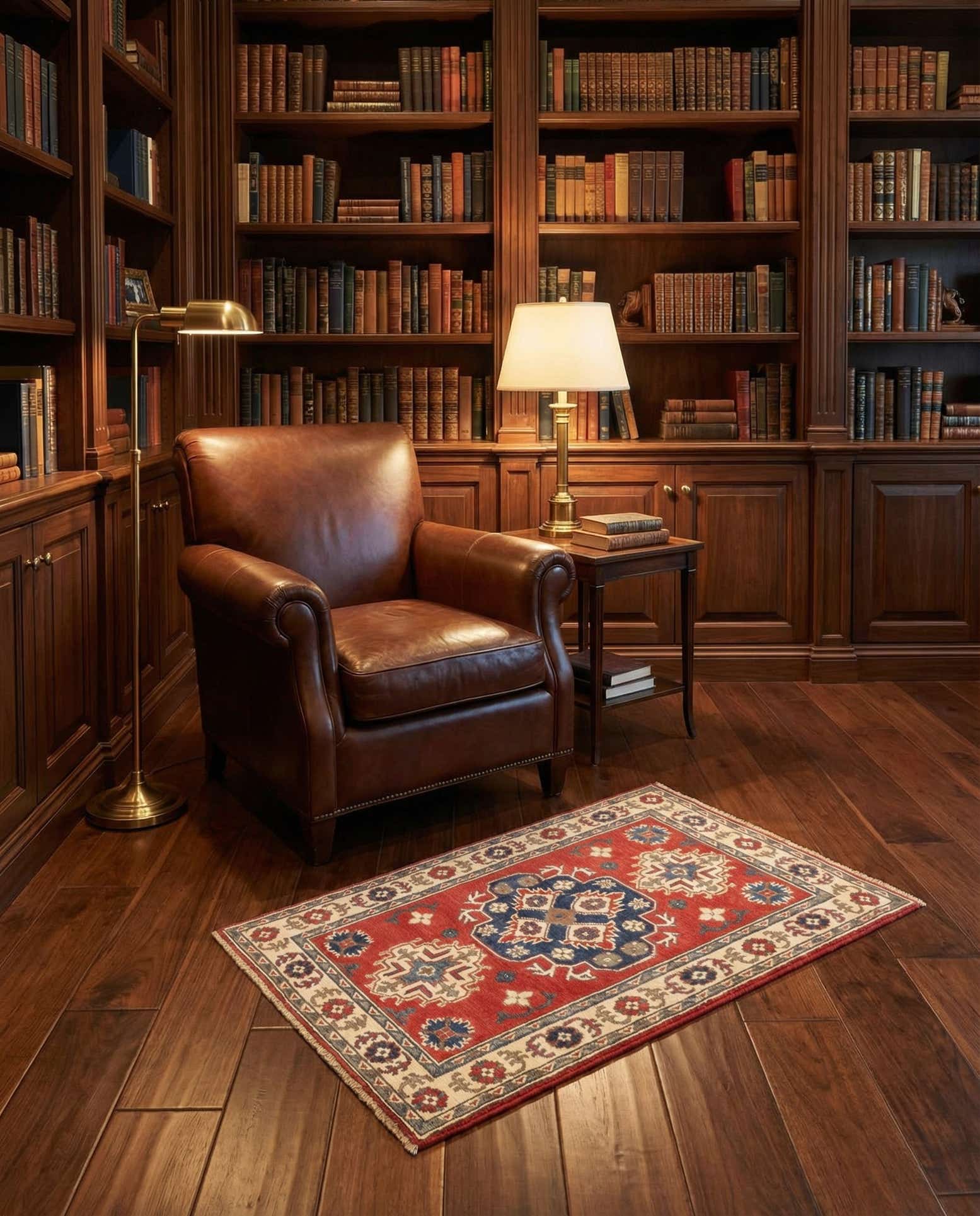 2' 7 x 4' 1 Hand Knotted Kazak Rug