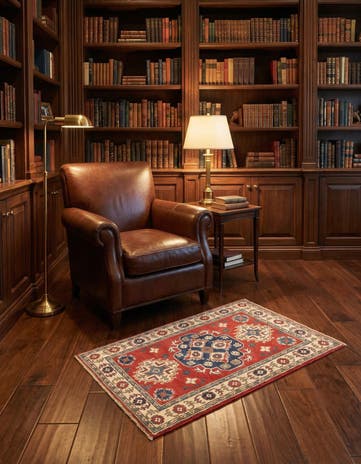 2' 7 x 4' 1 Hand Knotted Kazak Rug