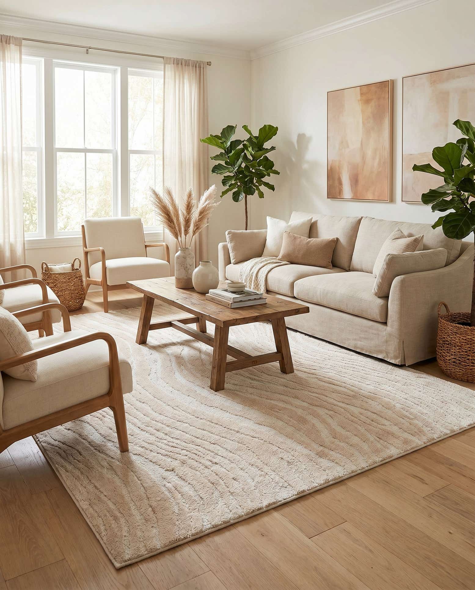 9' x 12' Sepia Rug
