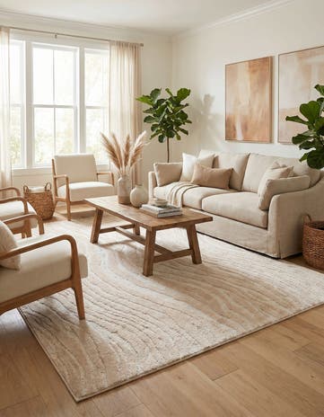 9' x 12' Sepia Rug
