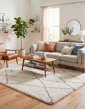 Ivory Soft Touch Shag Rug