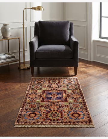 2' x 3' 1 Hand Knotted Mamluk Ziegler Rug