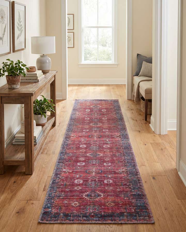 2' x 10' Washable Maahru Runner Rug