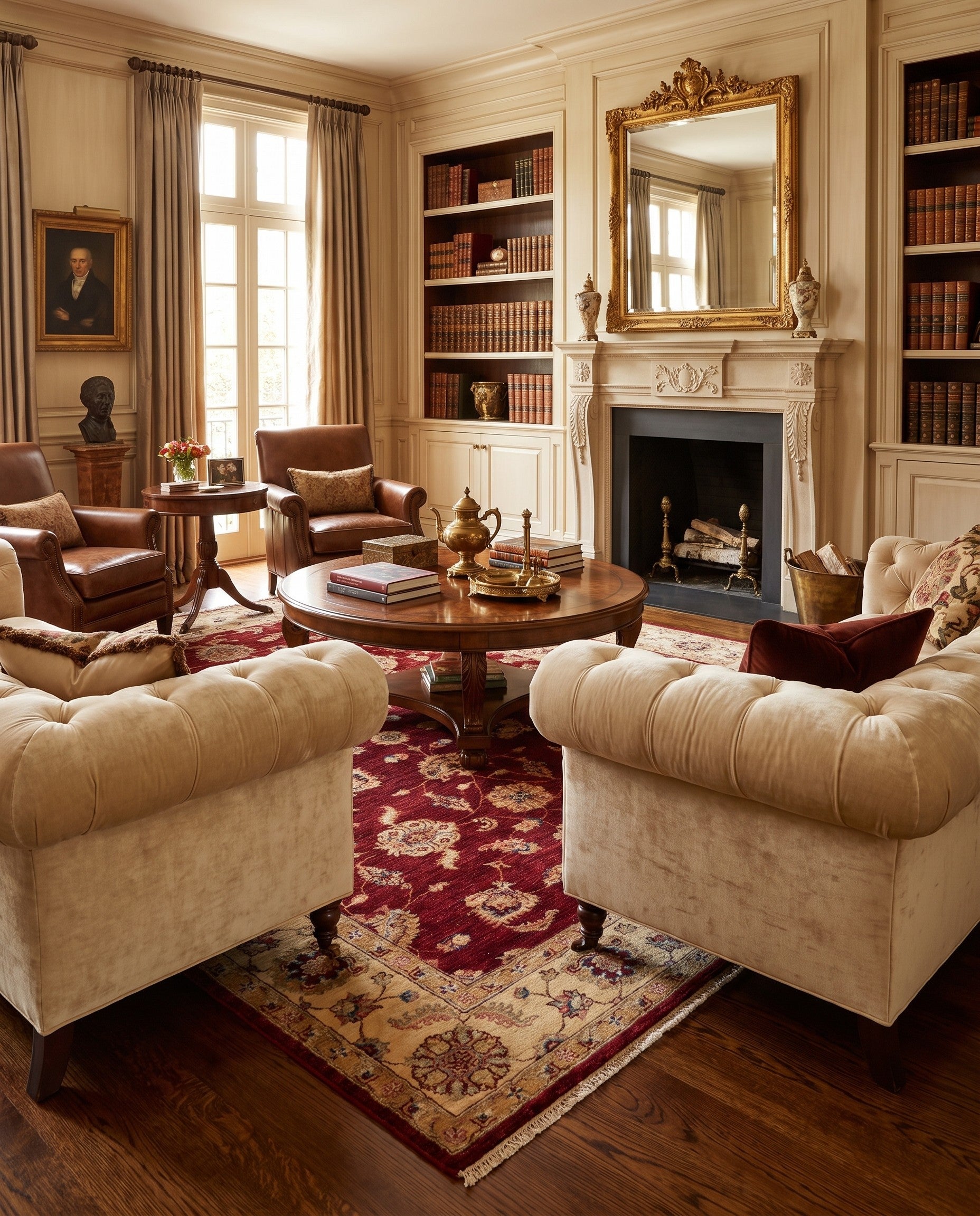 5' 10 x 7' 10 Hand Knotted Ziegler Rug