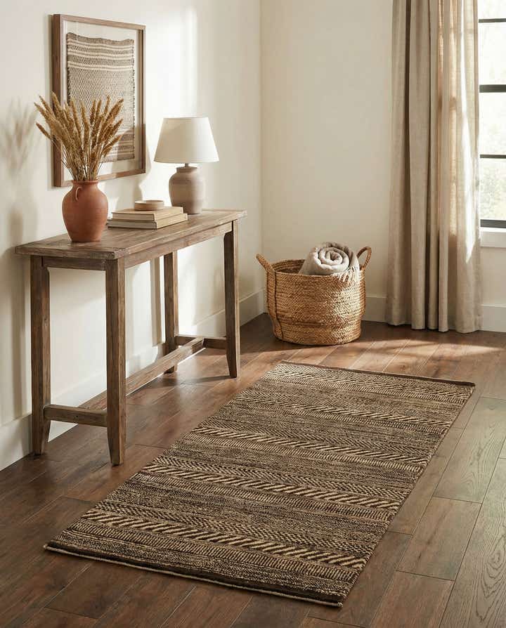 2' 4 x 4' 7 Hand Knotted Kashkuli Gabbeh Oriental Wool Runner Rug