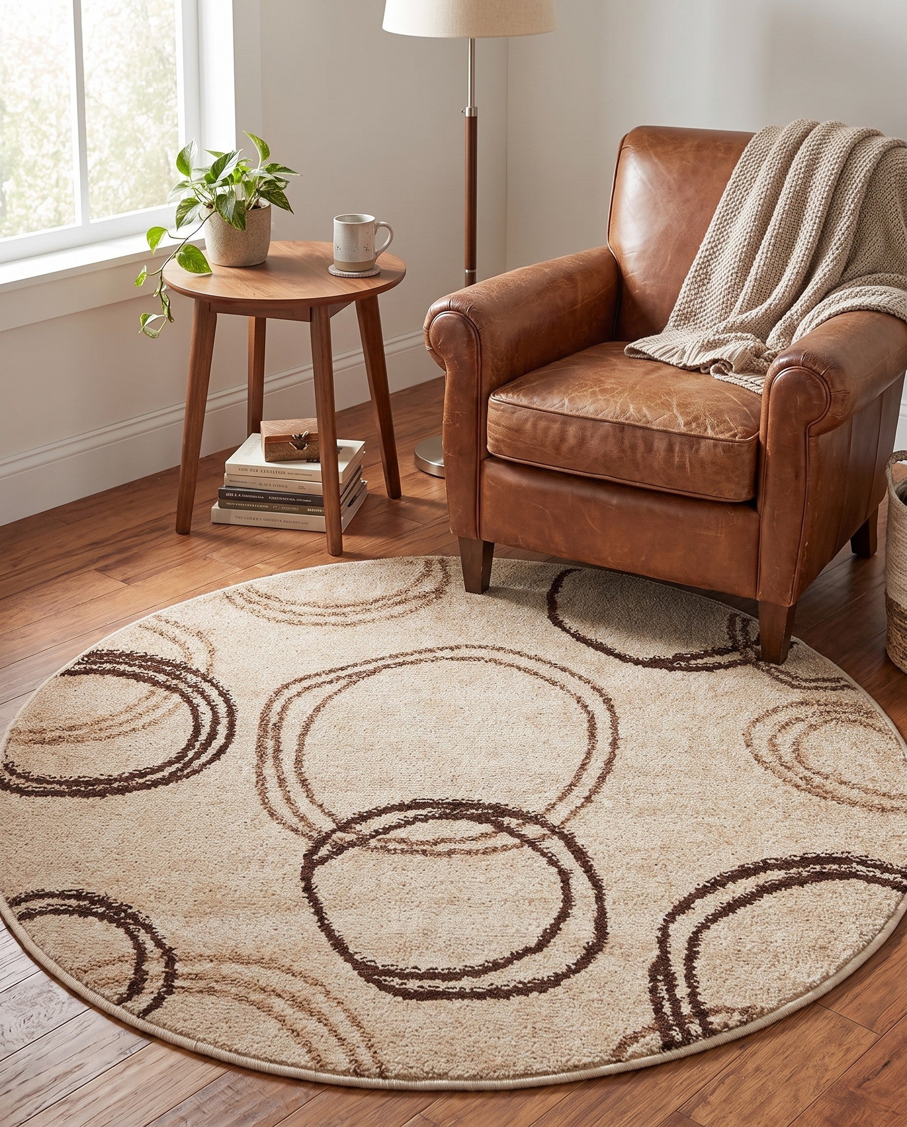 3' 3 x 3' 3 Harvest Round Rug