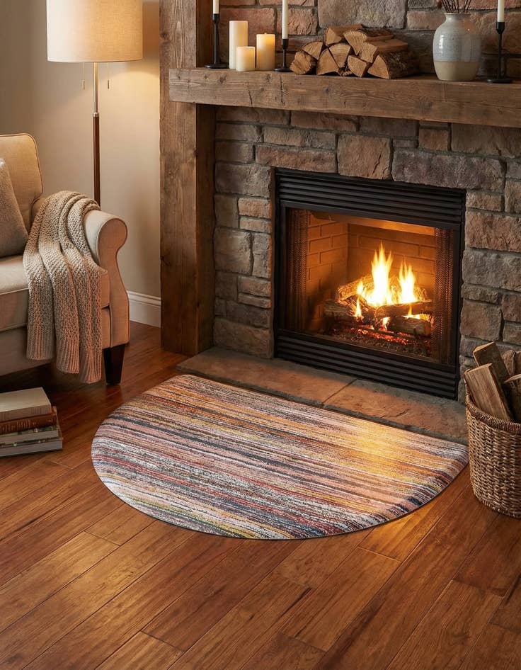 Detail image of 2' x 3' Striped Comfort Mat Hearth
