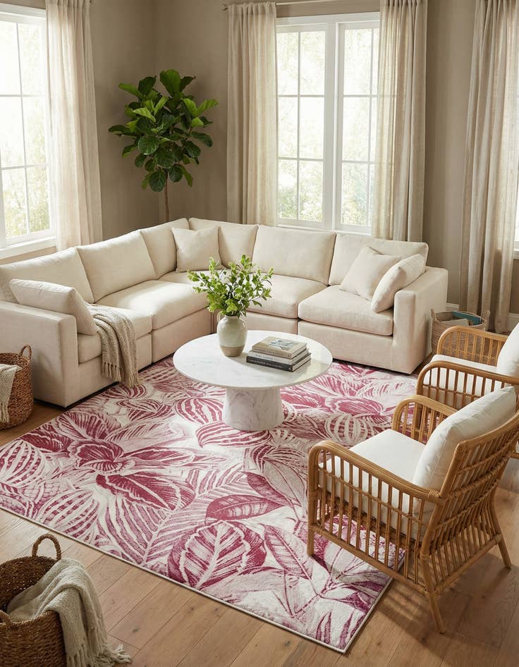 Detail image of 10' x 10' Blossom Square Rug