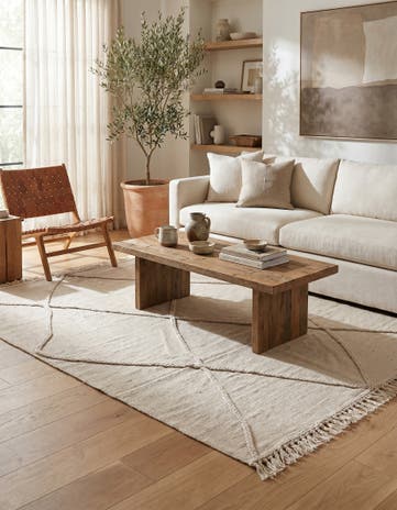 4' 1 x 6' Hand Woven Kilim Modern Wool Rug