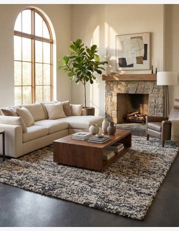 7' 10 x 10' Hand Woven Haka Deluxe Shag Rug