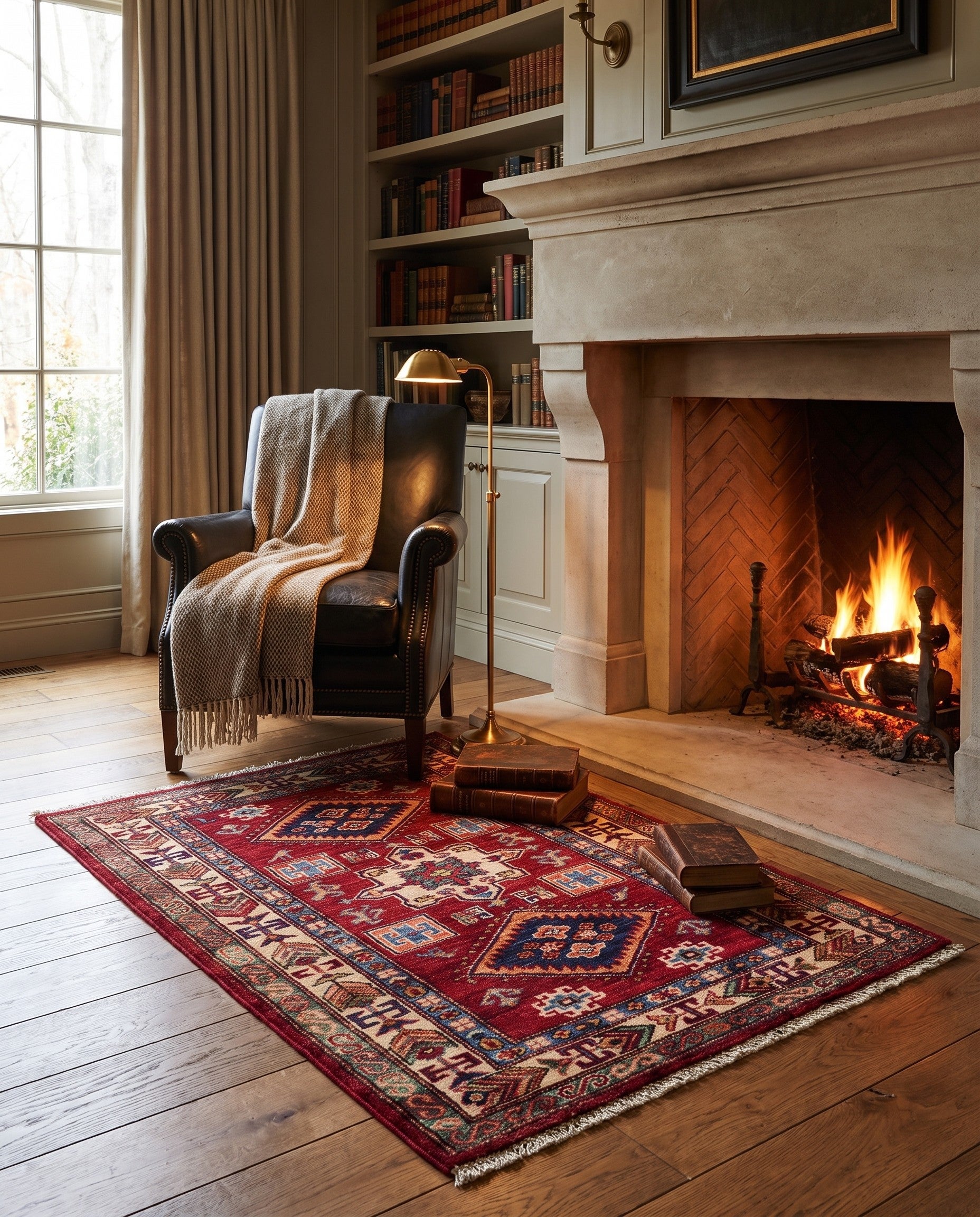 2' 8 x 3' 11 Hand Knotted Kazak Rug
