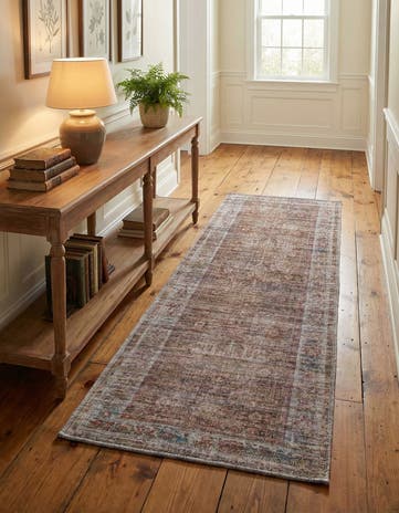 2' x 5' Washable Nostalgia Runner Rug
