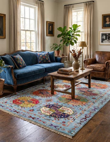 4' 2 x 6' Hand Knotted Ariana Ziegler Rug