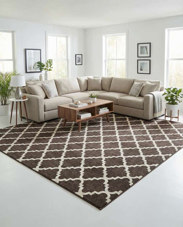 10' x 10' Lattice Square Rug