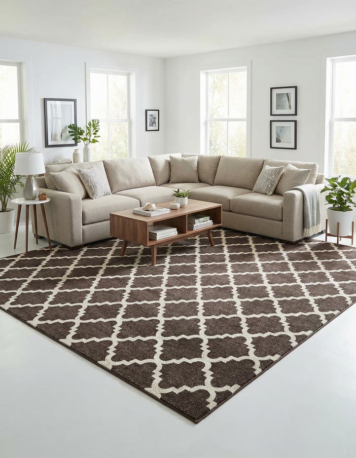 10' x 10' Lattice Square Rug