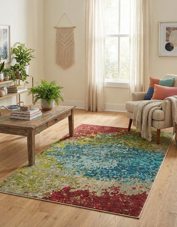 3' 3 x 5' 3 Washable Hyacinth Rug