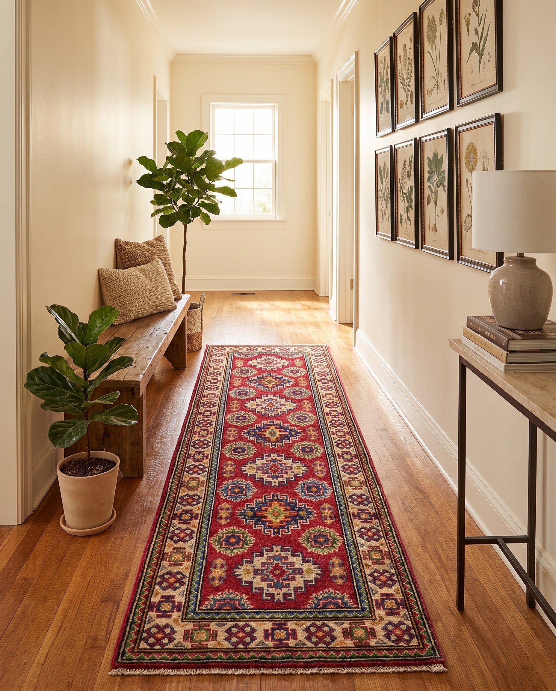2' x 5' 11 Hand Knotted Kazak Runner Rug