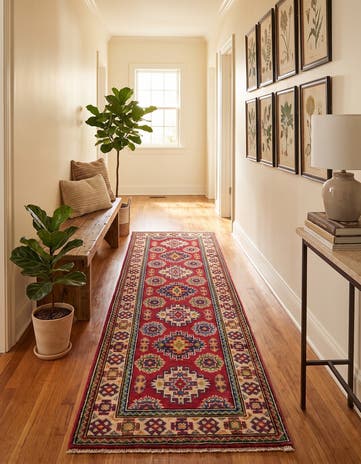 2' x 5' 11 Hand Knotted Kazak Runner Rug