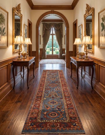 2' 8 x 10' 2 Hand Knotted Ariana Ziegler Runner Rug