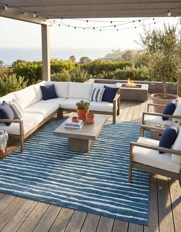 8' x 10' Easy-Clean Sabrina Soto Ola Indoor / Outdoor Rug