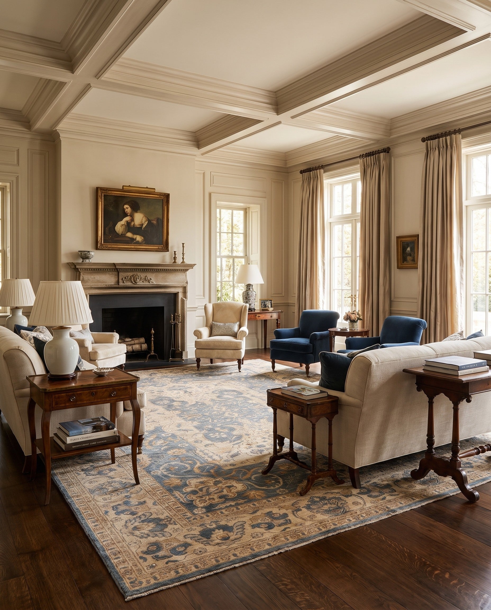 9' 11 x 14' 1 Hand Knotted Ziegler Rug