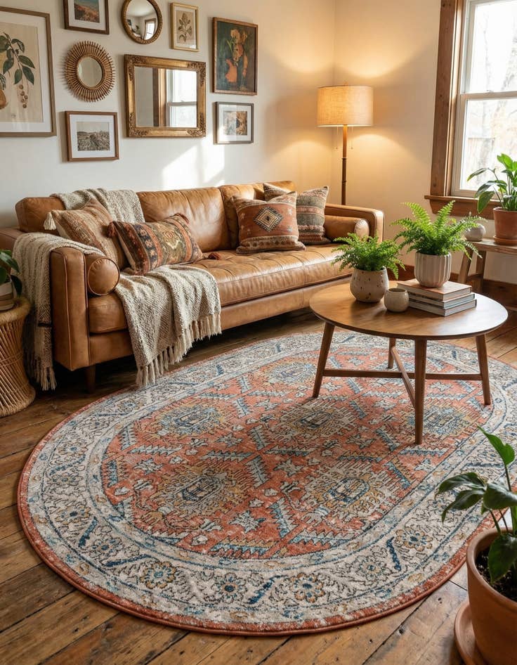 Detail image of 5' 3 x 8' Nyla Oval Rug