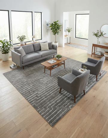10' x 10' Vogue Geo Square Rug