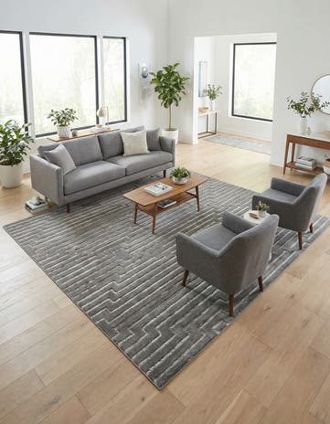 10' x 10' Vogue Geo Square Rug