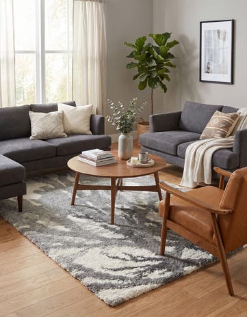 6' x 9' Soft Touch Shag Rug
