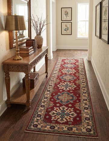 2' 9 x 10' 4 Hand Knotted Kazak Runner Rug