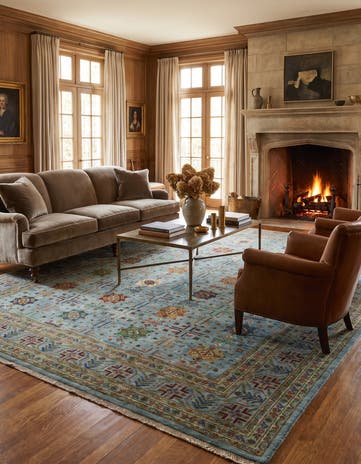 8' 3 x 10' Hand Knotted Ariana Ziegler Rug